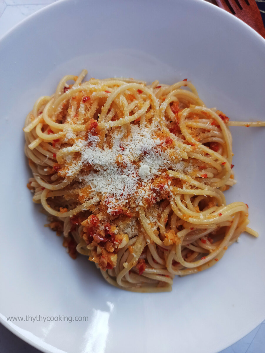 SPAGHETTI ALL'AGLIO E PEPERONCINO - MÓN NGON NƯỚC Ý 