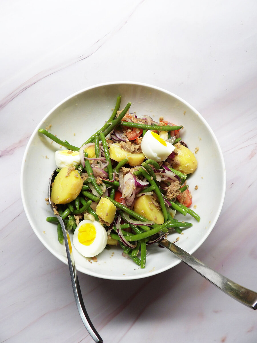 SALAD KHOAI TÂY ĐẬU CÔ VE