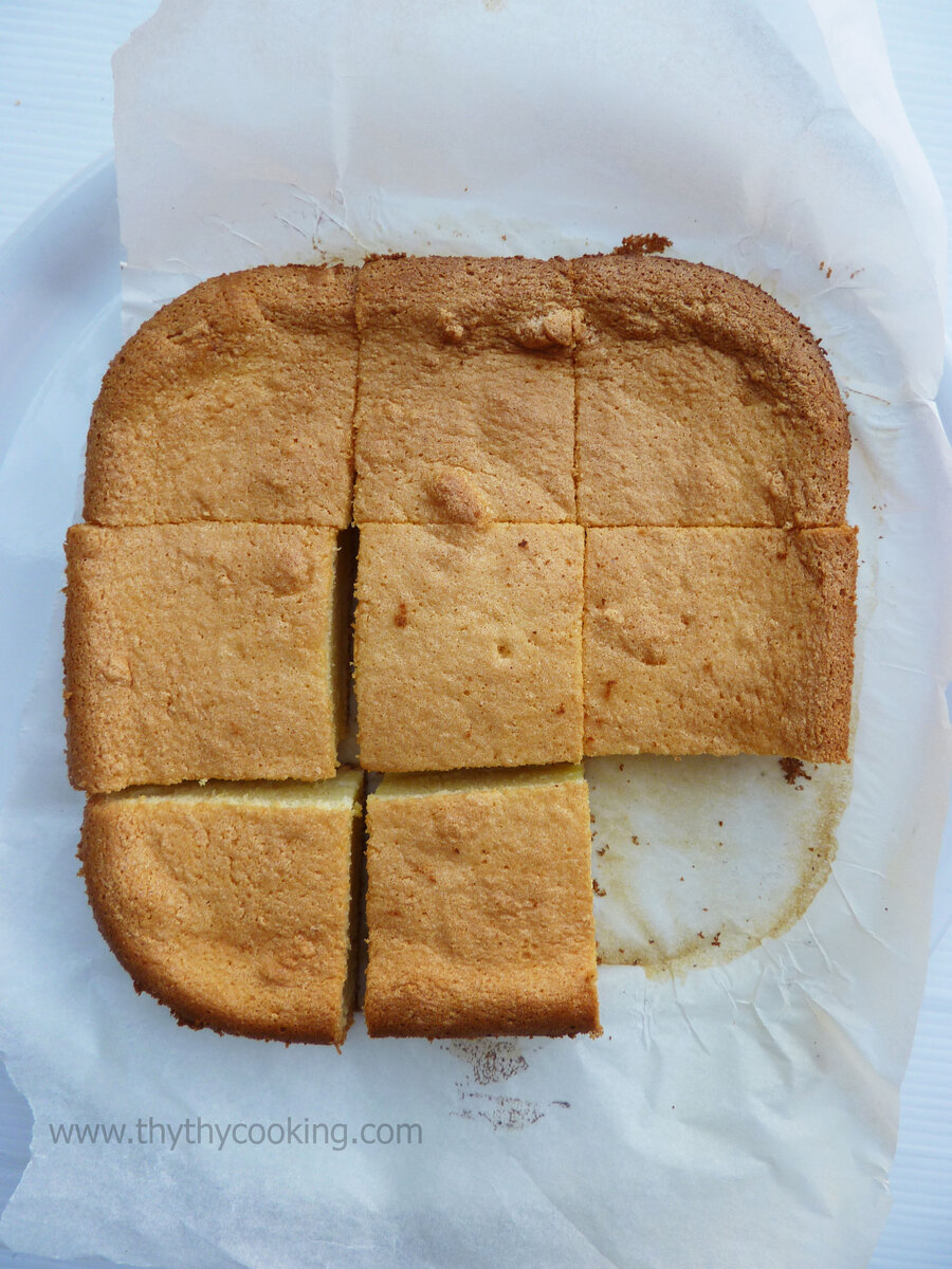 BÁNH CHIFFON VỊ CHANH / BÁNH BÔNG LAN NHẸ NHƯ MÂY / SPONGE CAKE 