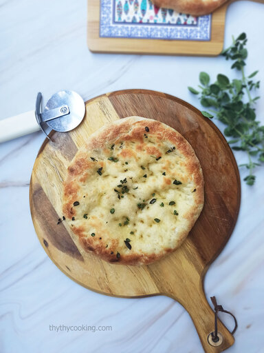 FOCACCIA BREAD MADE WITH A PIZZA MAKER