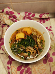 MUSHROOM AND TOFU RAMEN